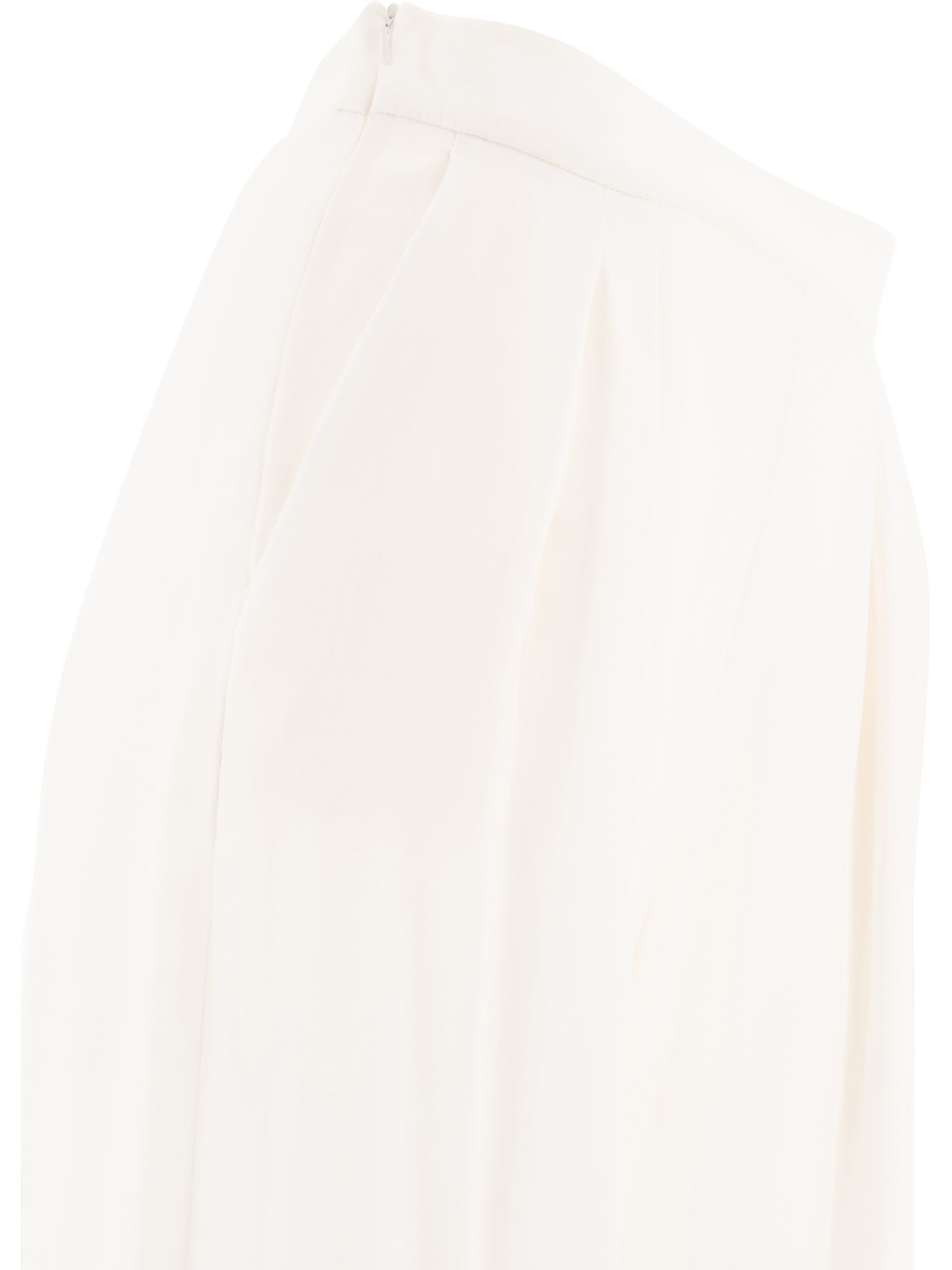 MAX MARA BRIDAL White Silk chiffon trousers